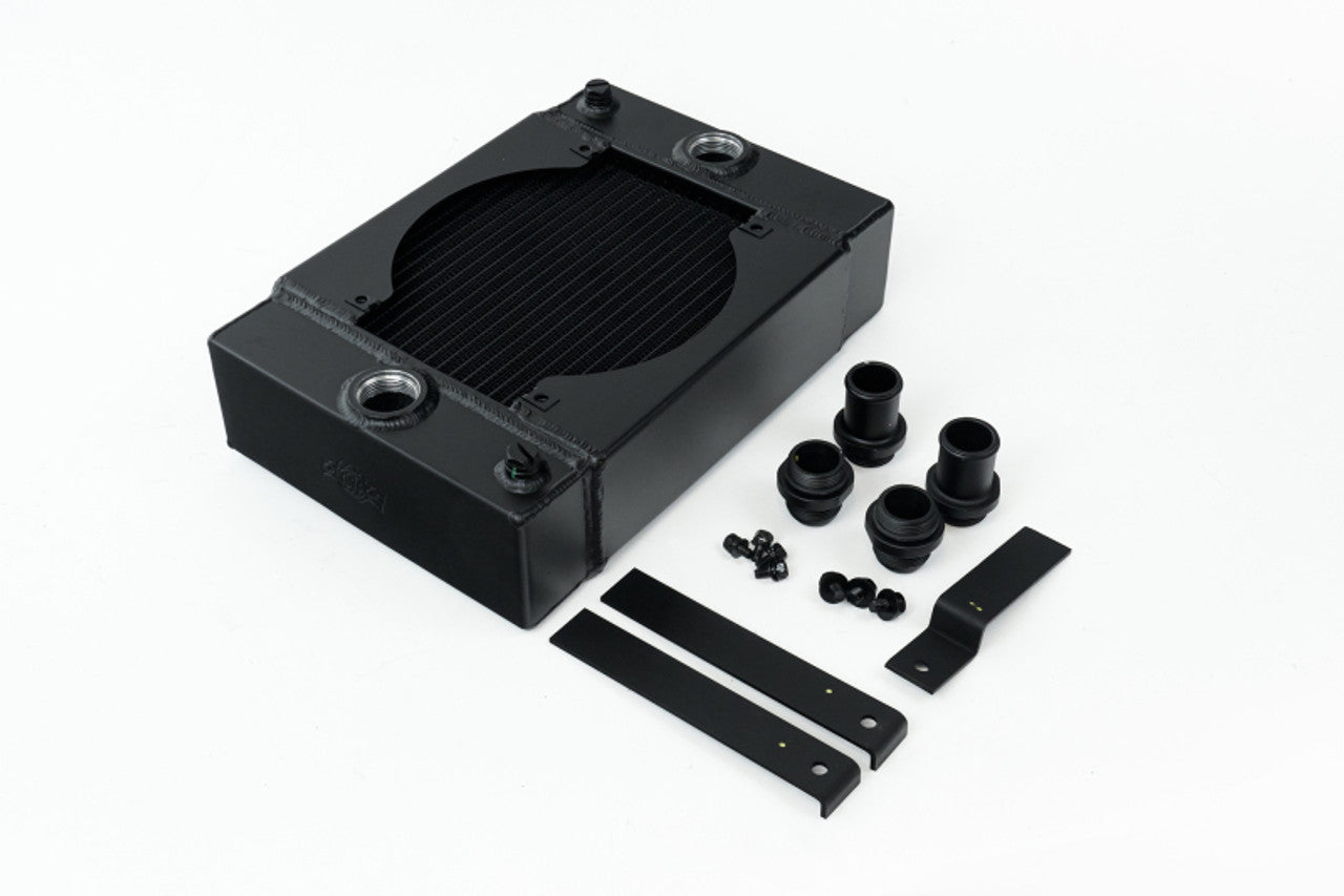 CSF Small Compact Drag Race Aluminum Radiator Combo