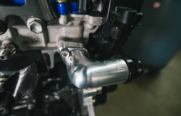 Billet 2JZGTE Upper Water Neck - Race Version