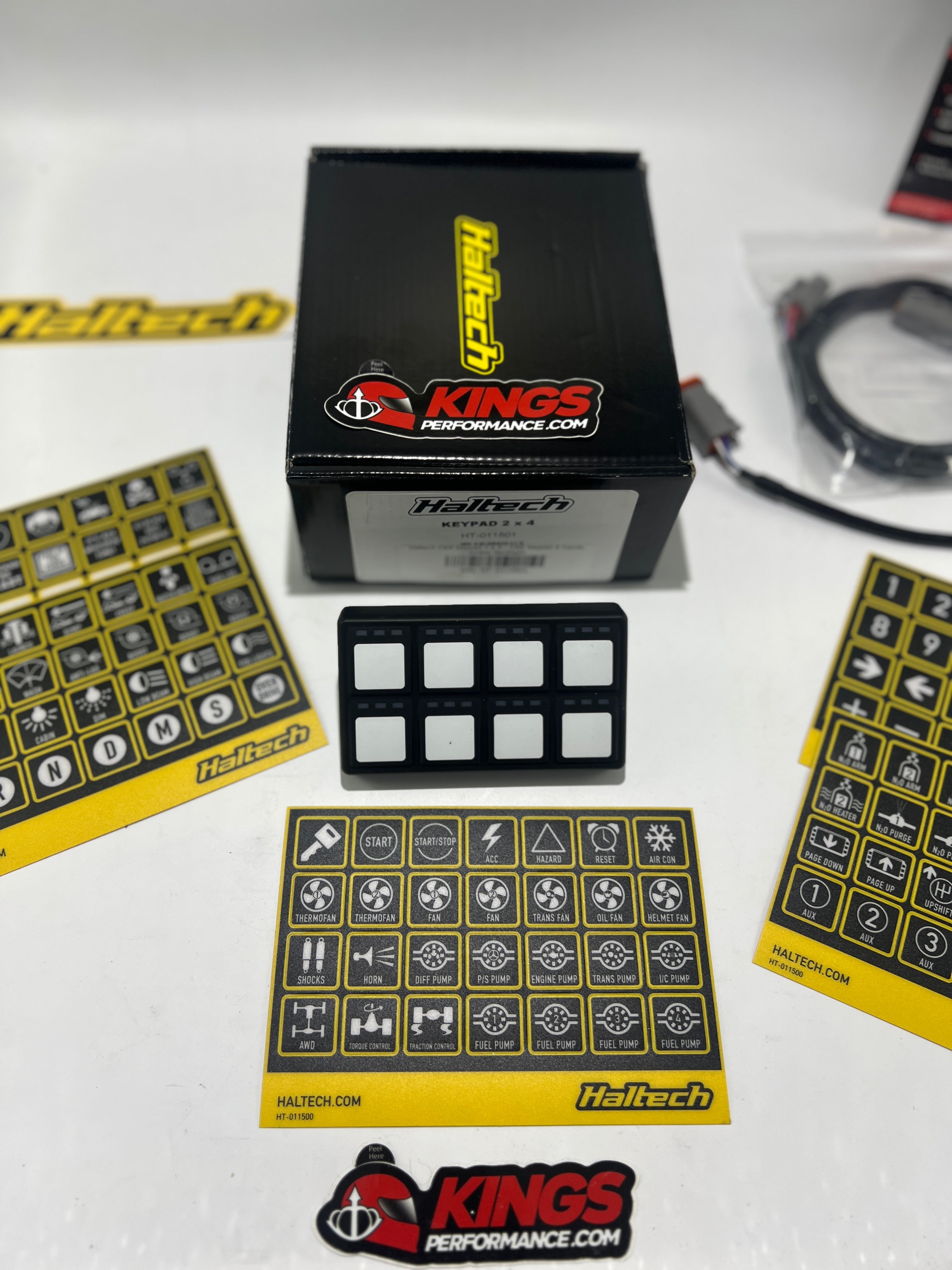 Haltech CAN Keypad 8 button (2x4) (HT-011501)
