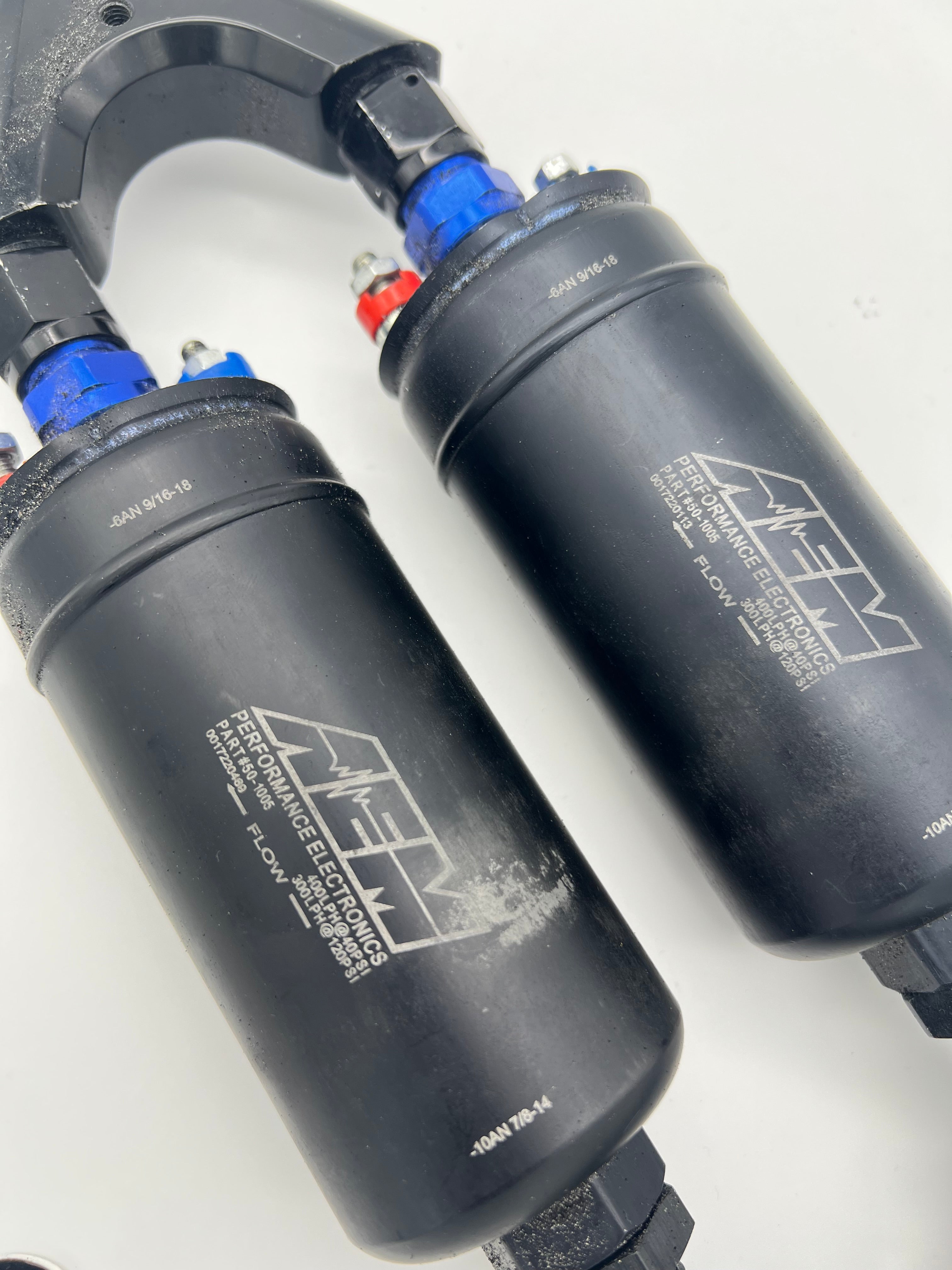 AEM 400LPH (x2) w/ AN Y-Block (50-1000)