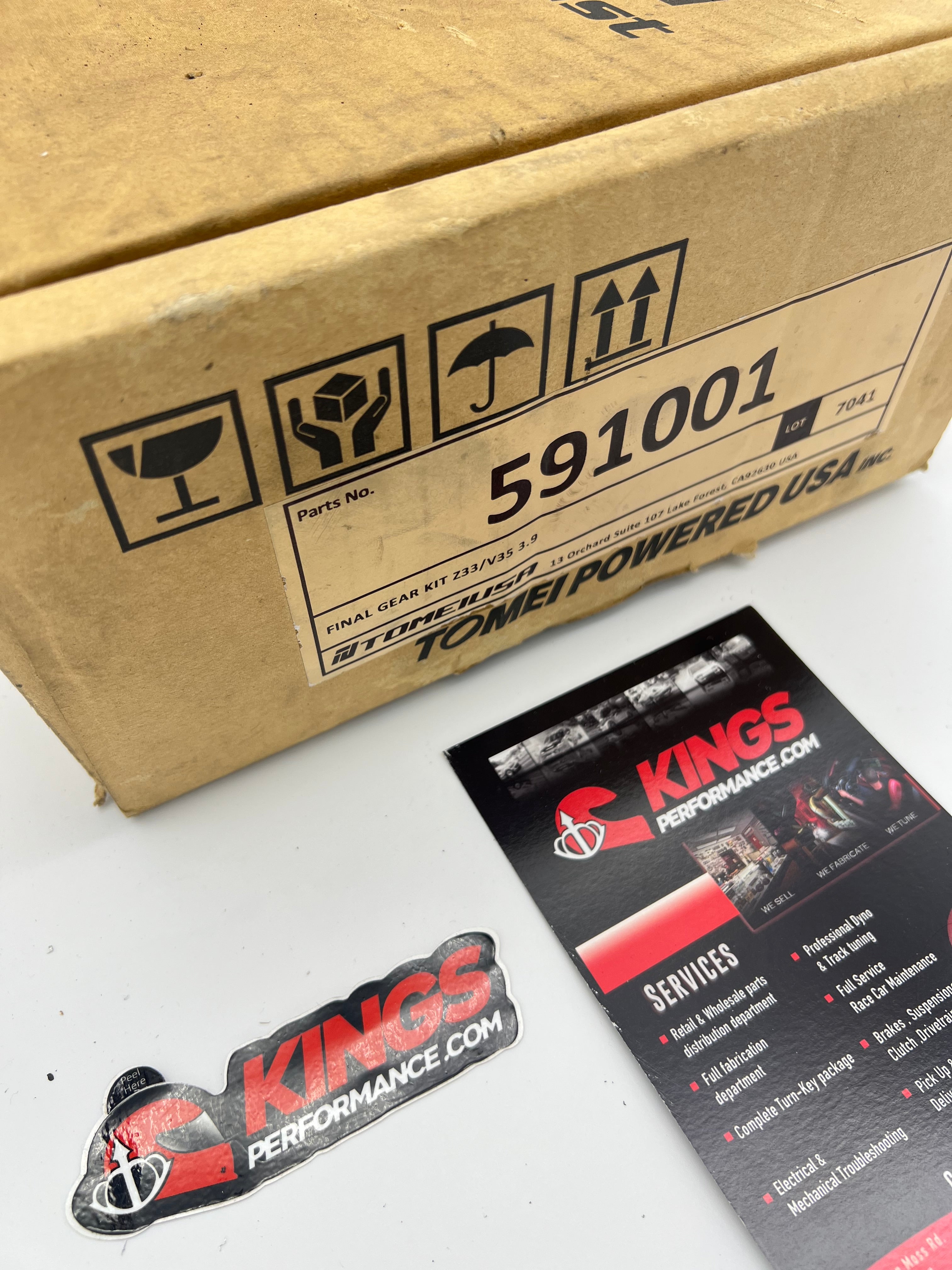 Tomei FINAL GEAR KIT Z33/V35 3.9 591001 (TC201A-NS04A)