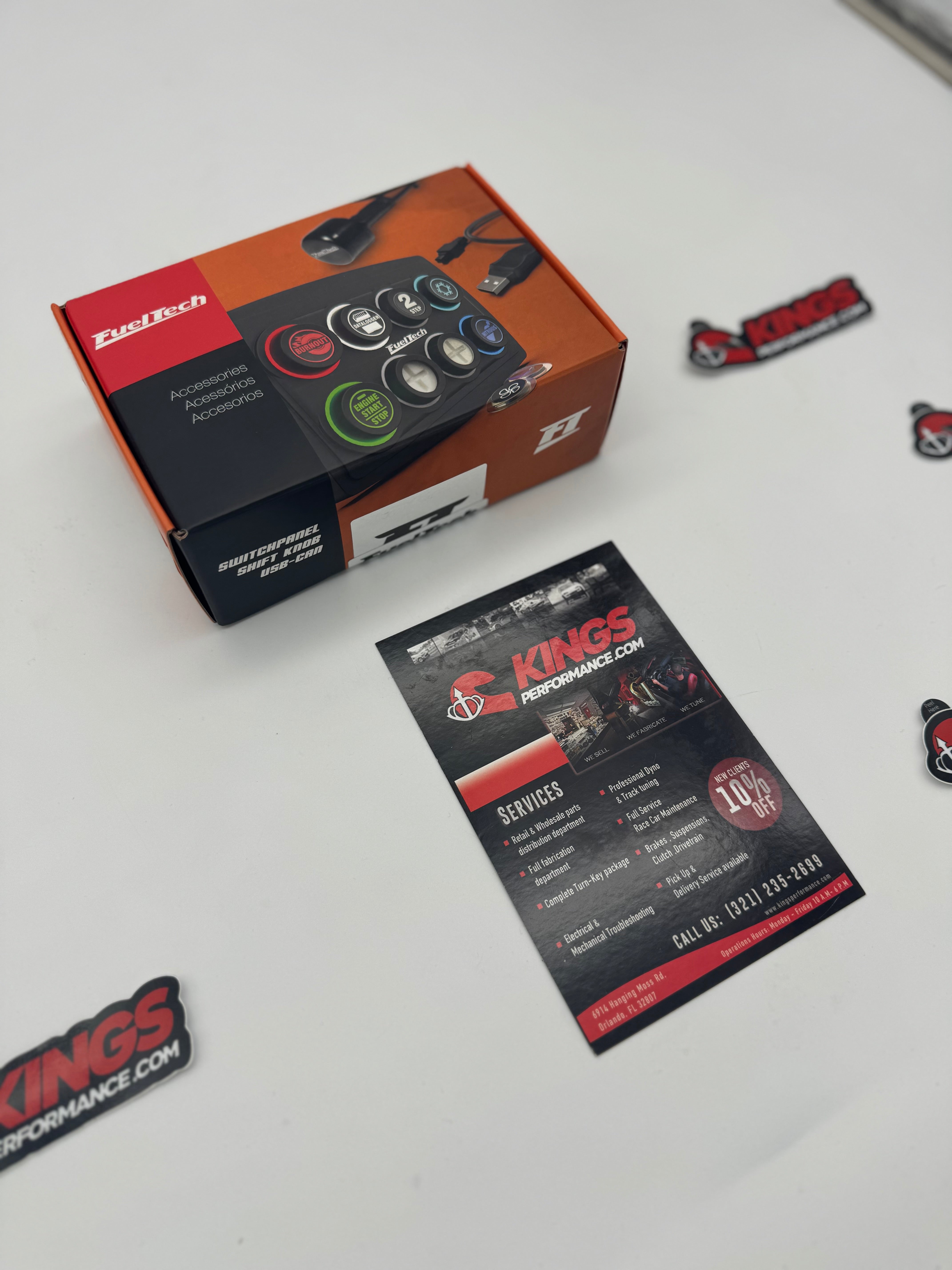 FuelTech Shift Knob with Strain Gauge Sensor