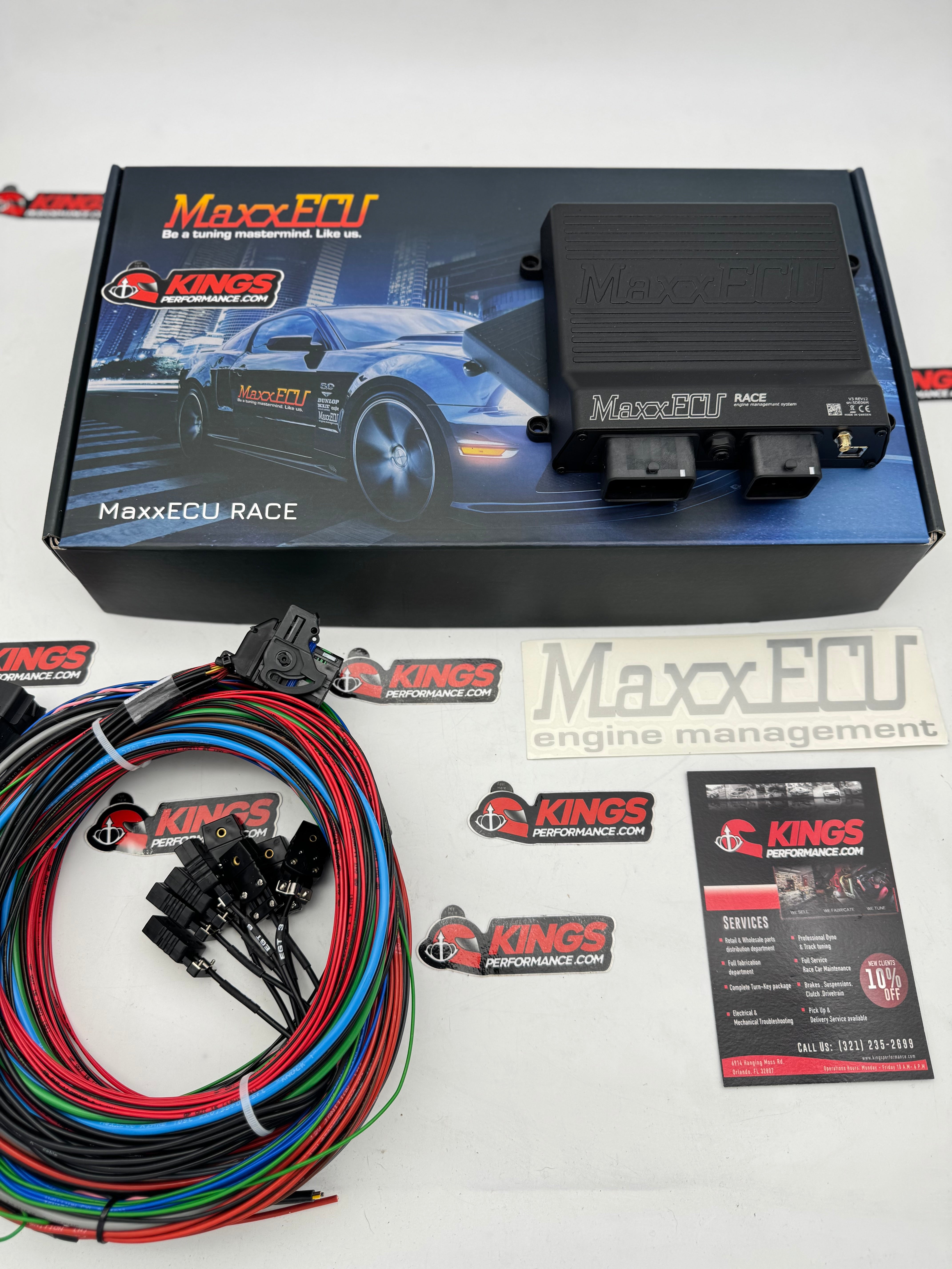 MaxxECU RACE PREMIUM (ECU, harnesses, accessories and LSU 4.2)