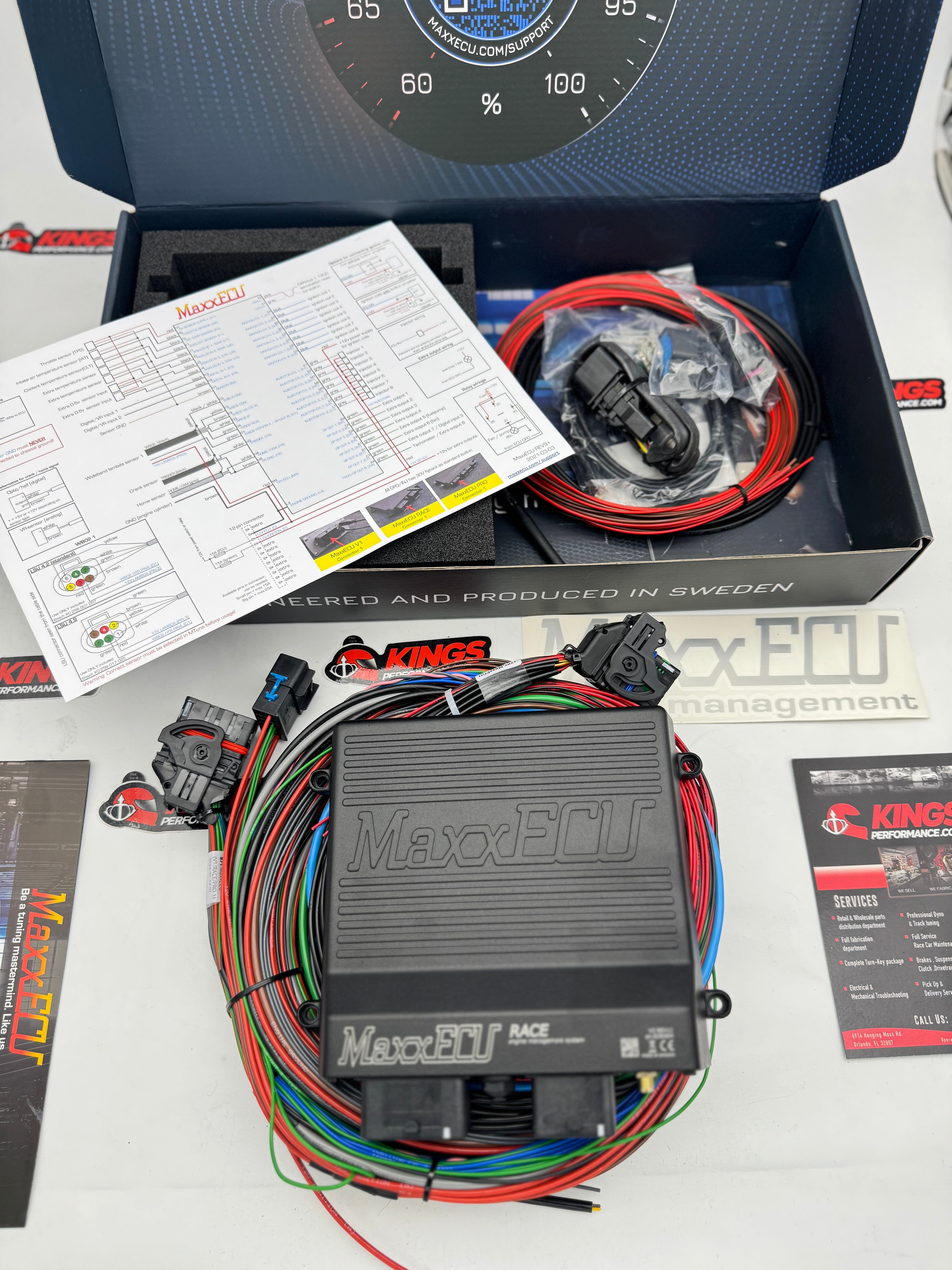 MaxxECU RACE PREMIUM (ECU, harnesses, accessories and LSU 4.2)