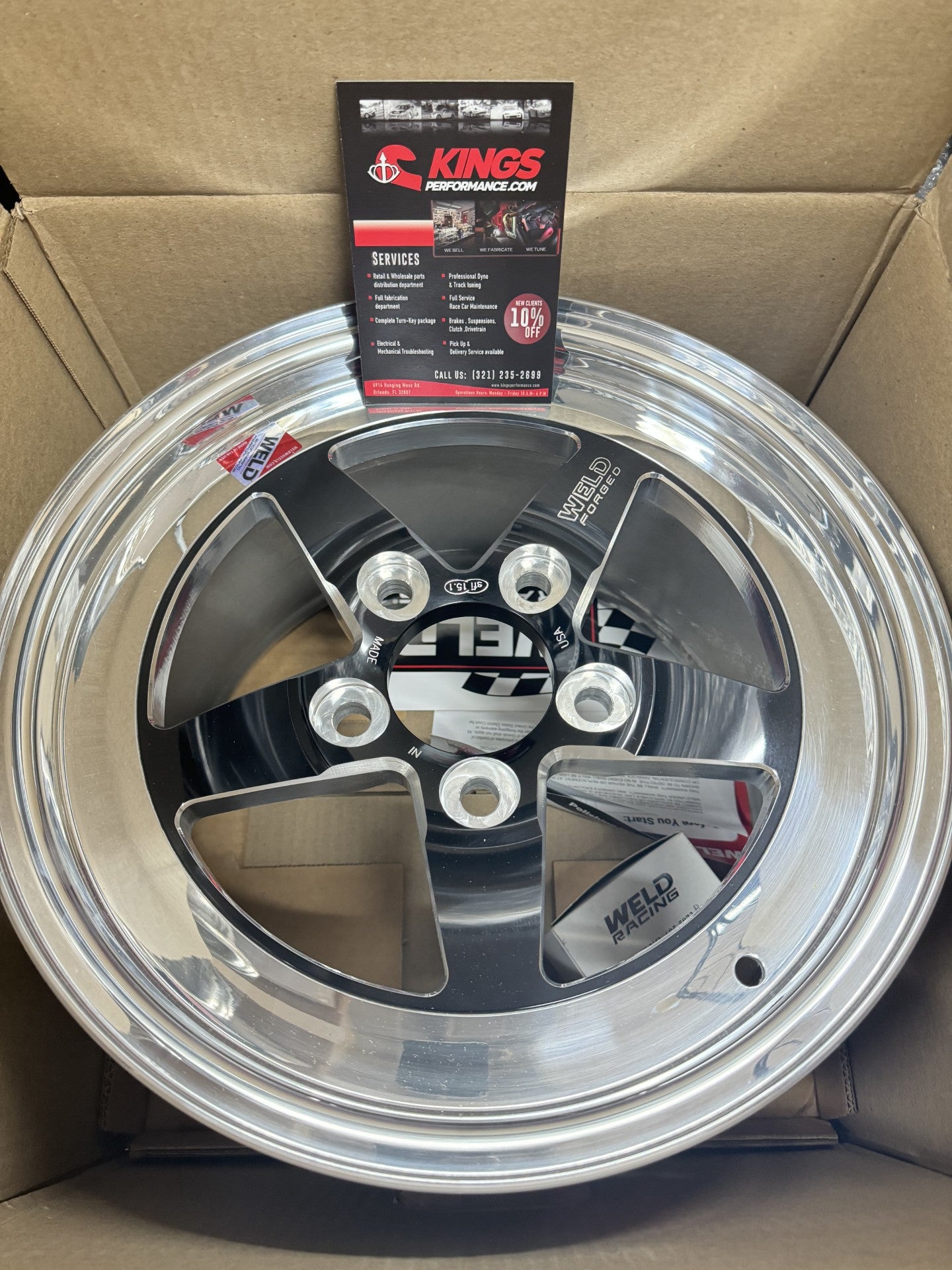 KP Spec S2000 Weld Racing - REAR Race Wheel