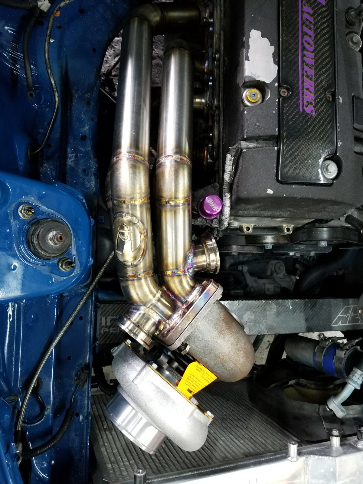 Honda S2000 Stage 2.5 V-band Turbo Manifold