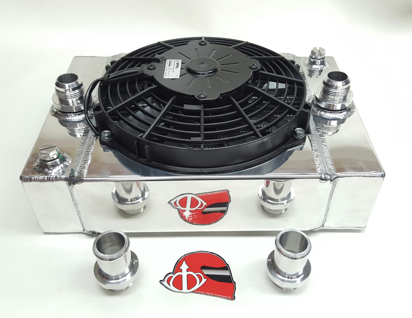 CSF Small Compact Drag Race Aluminum Radiator Combo