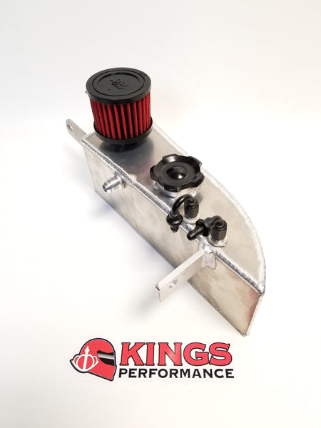 KP Oil/Water Catch can kit - Aluminum finish - Honda S2000