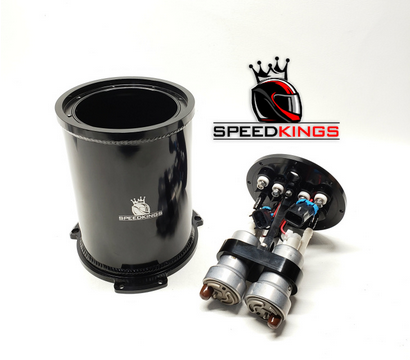 SPEED KINGS Dual Fuel Pump Surge Tank