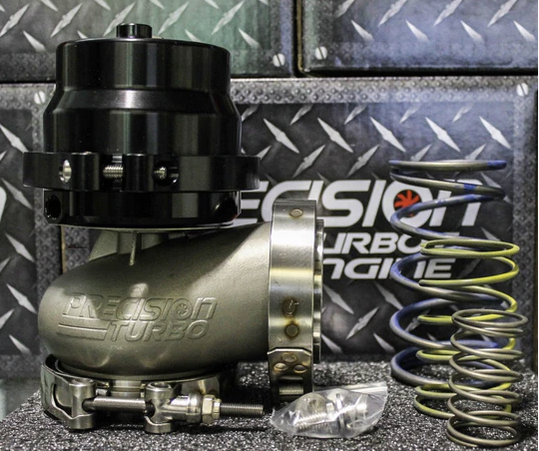 Precision 66mm V-Band External Wastegate Black PBO085-3000
