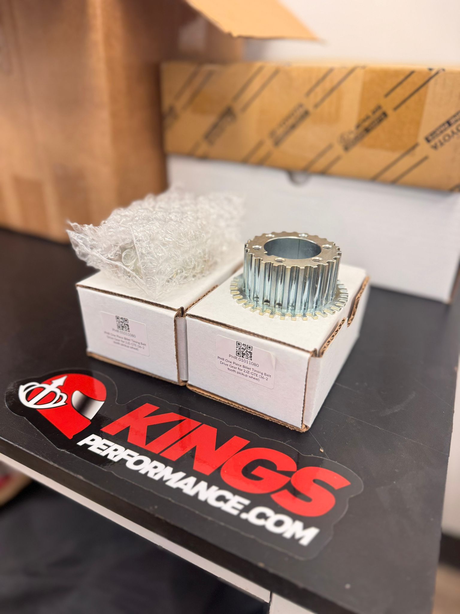 PHR One Piece Billet Timing Belt Drive Gear for 2JZ-GTE (36-2 tooth pickup wheel)