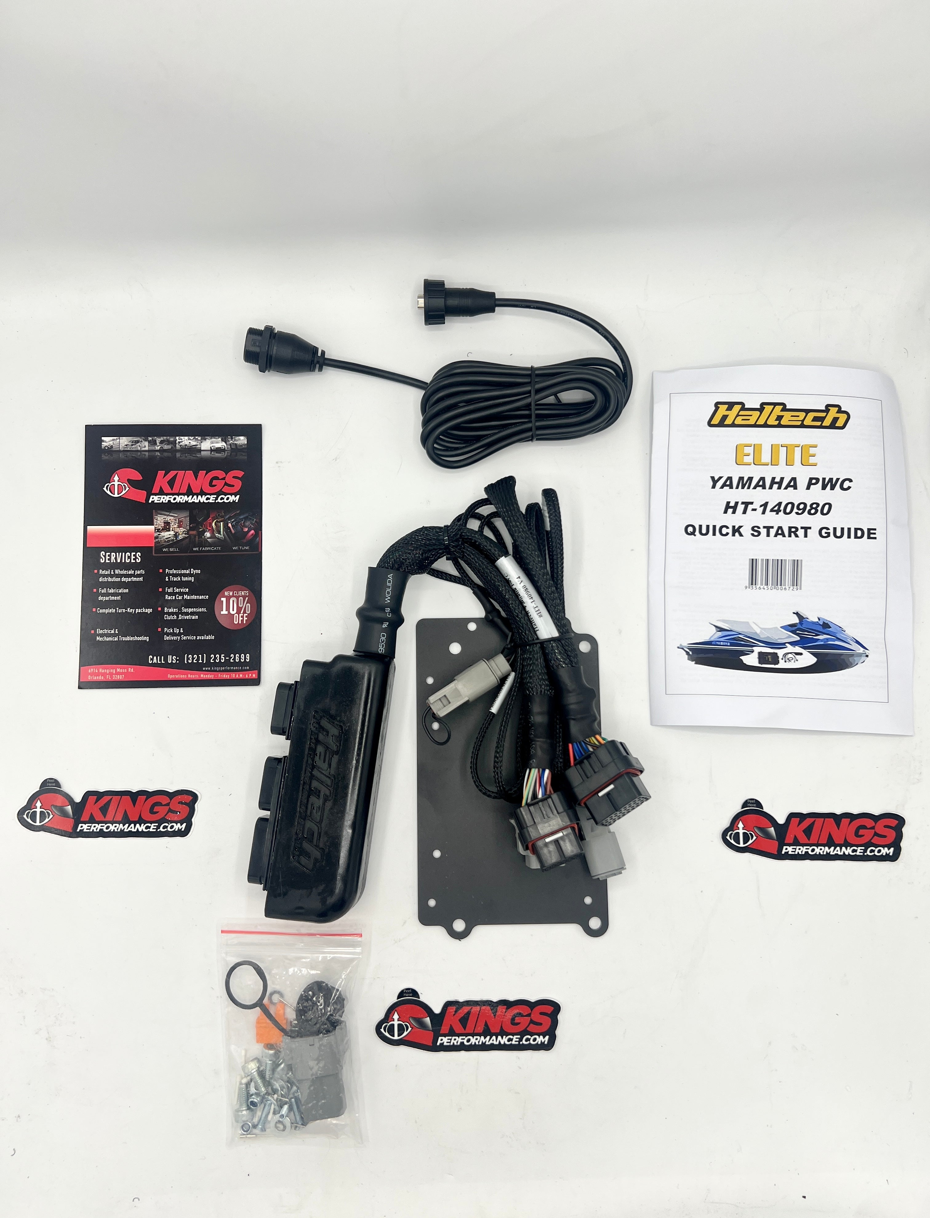 Haltech Elite 1500 + Yamaha WaveRunner FX, FZS, FZR Plug 'n' Play Adaptor Harness Kit (HT-150980)