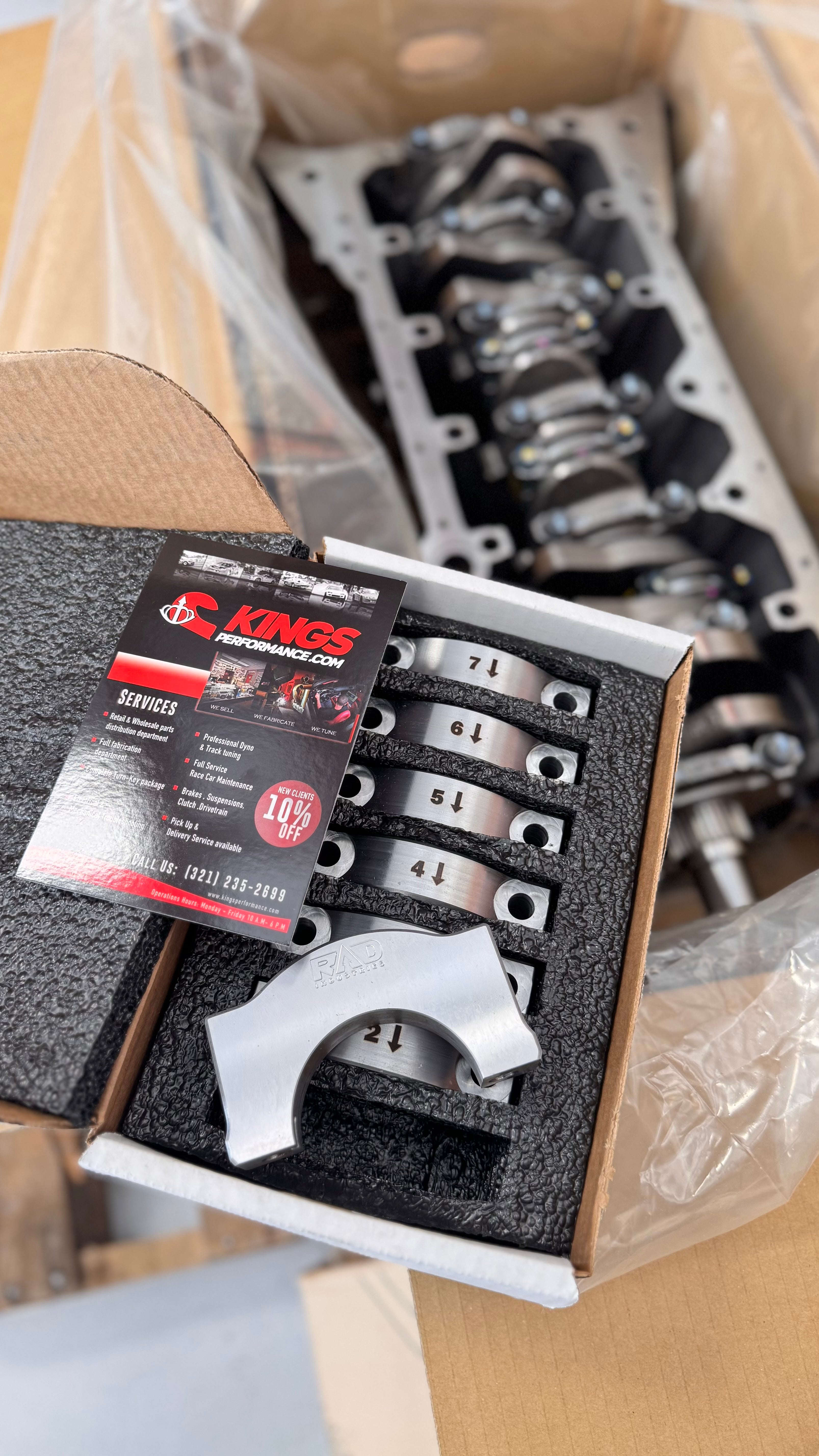 Billet Main Cap Set - 2JZ-GE/GTE/1JZ-GTE