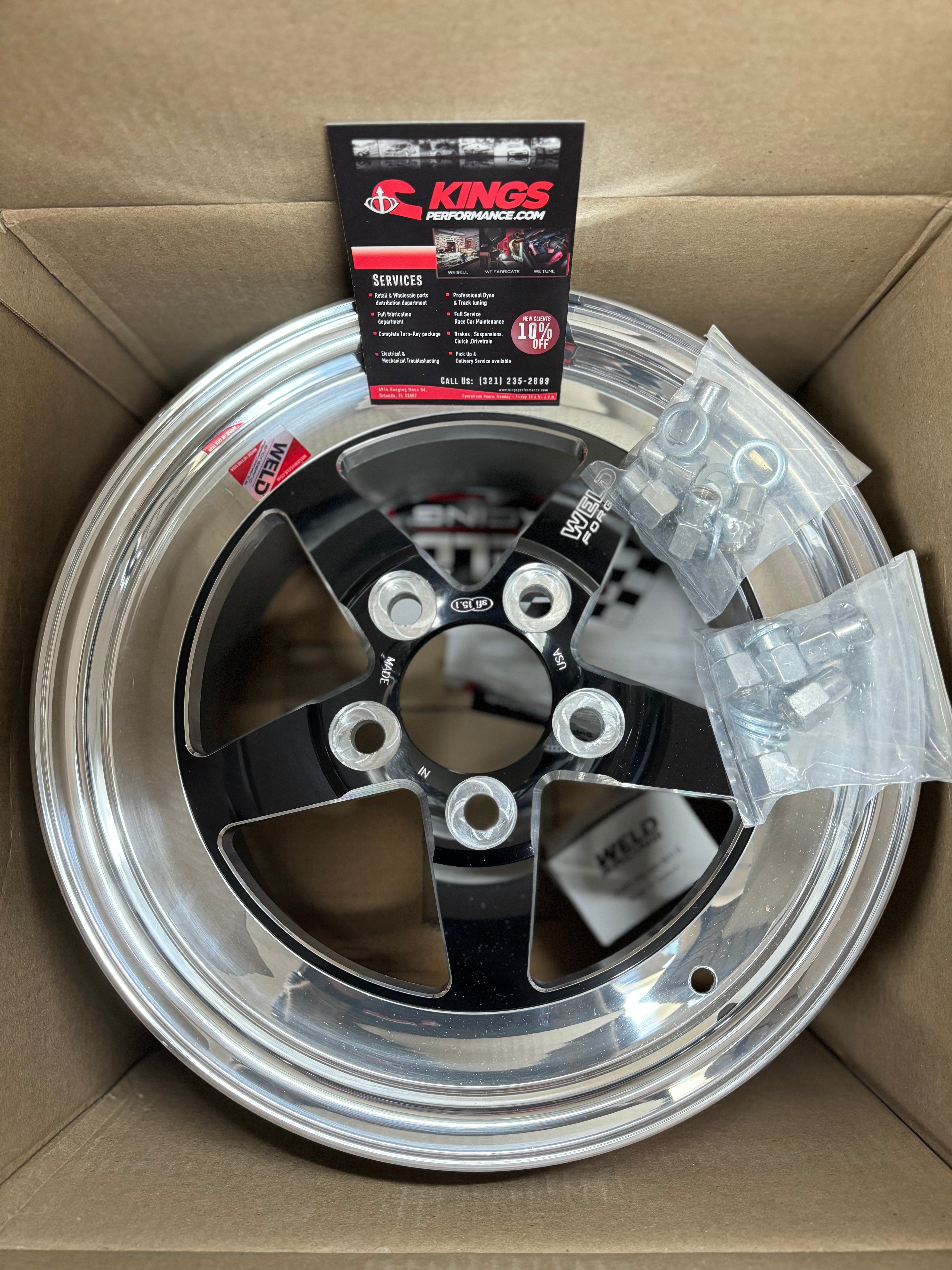 Kp Racing Box KP Spec S2000 Weld Racing - REAR Race Wheel – Kings Performance