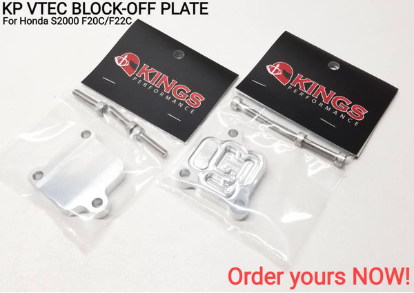 KP VTEC BLOCK-OFF PLATE for Honda S2000 F20C /F22C