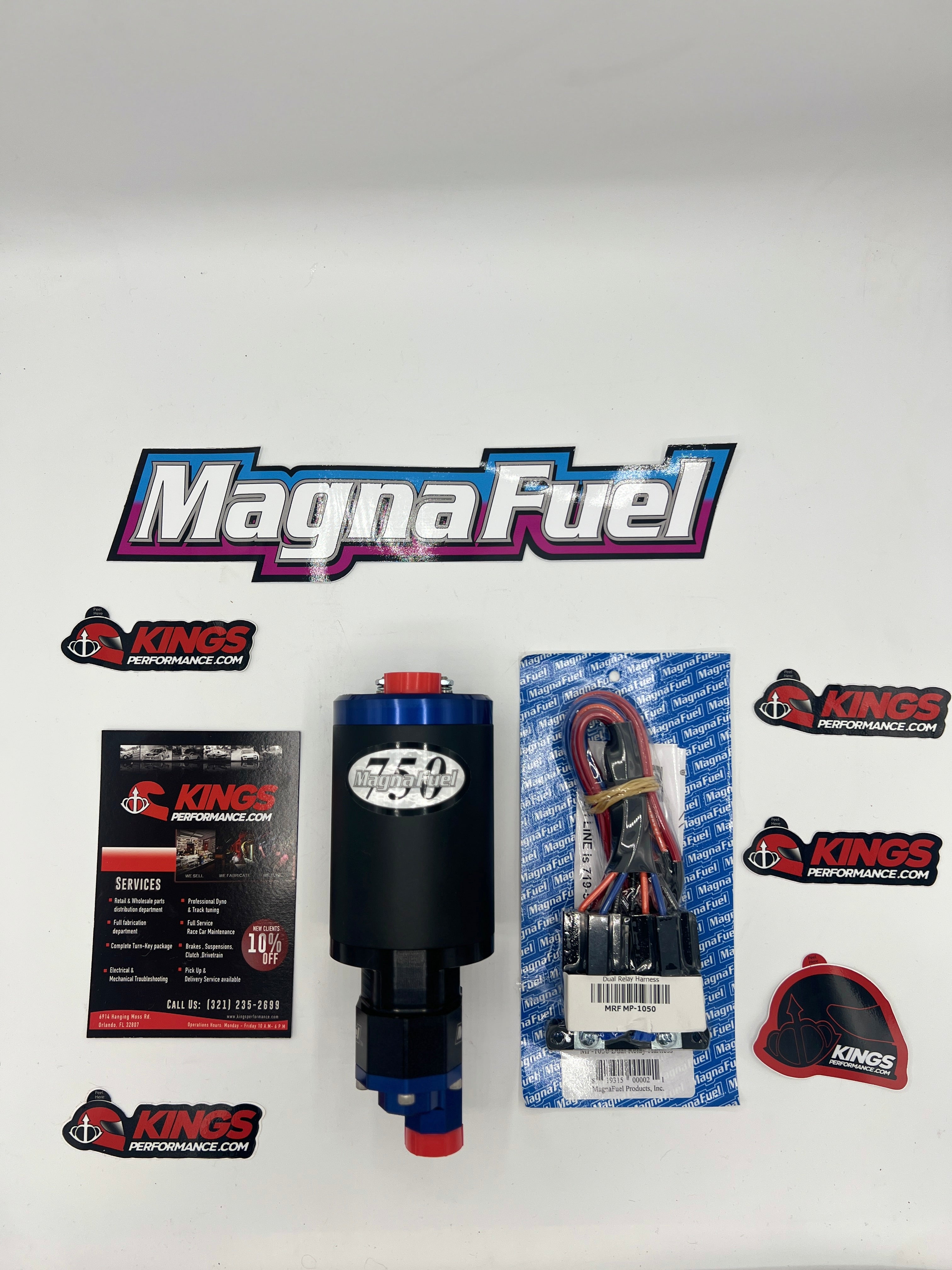 Magniful MagnaFuel ProTuner 750 Series In-Line Fuel Pumps MP-4303 w/dual relays ...