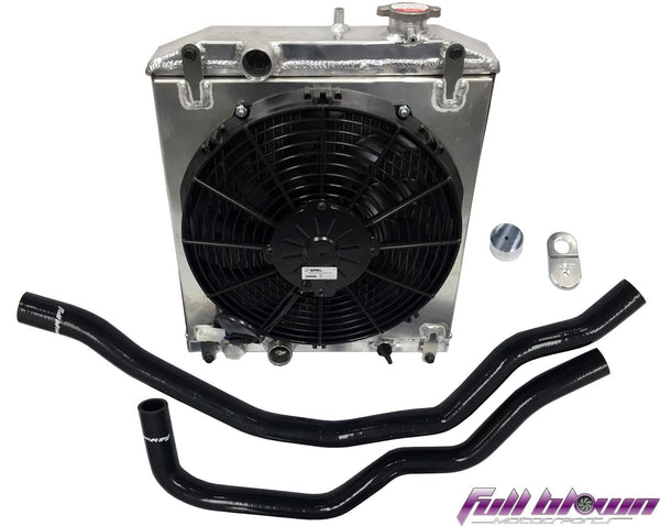 FBM Half Size Triple Core Radiator Kit - Honda S2000